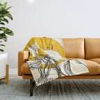Sun and Moon Throw Blanket Gallery Image 1