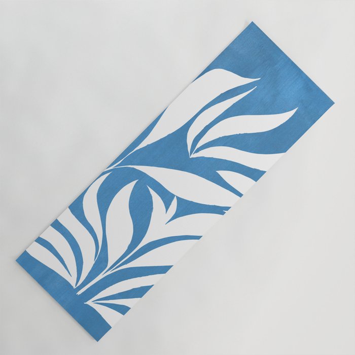 Pastel Blue Bush Yoga Mat Gallery Image 1