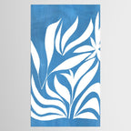 Pastel Blue Bush Tablecloth Gallery Image 2