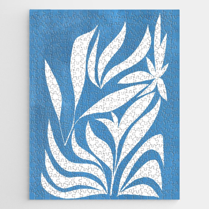 Pastel Blue Bush Jigsaw Puzzle Gallery Image 1