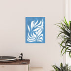 Pastel Blue Bush Poster Gallery Image 2