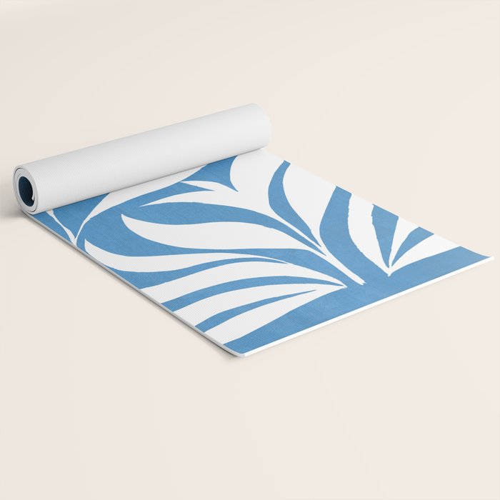 Pastel Blue Bush Yoga Mat Gallery Image 2