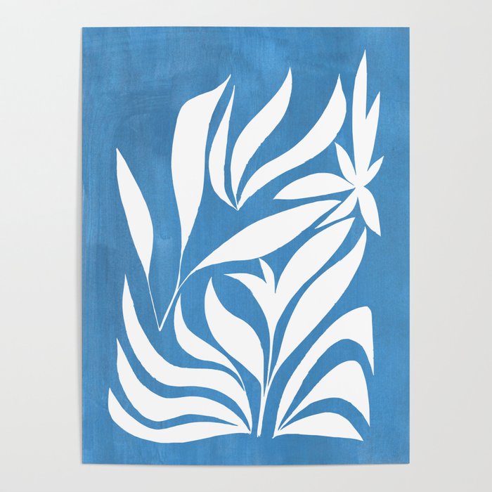 Pastel Blue Bush Poster Gallery Image 4