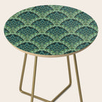 Green Art Deco Papyrus Side Table Gallery Image 2
