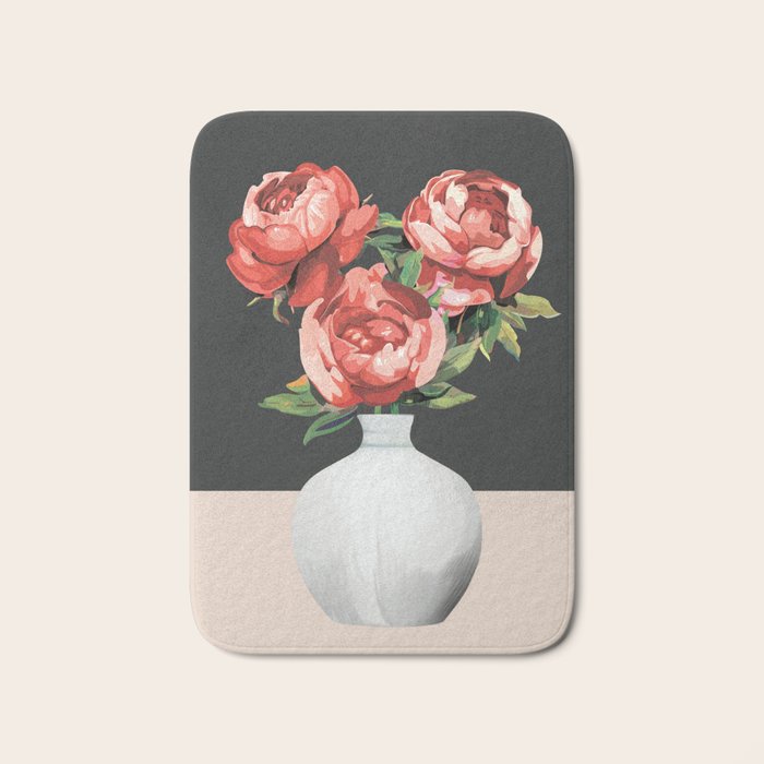 Vase of Flowers 3 Bath Mat Gallery Image 1