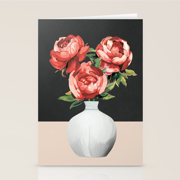 Vase of Flowers 3 Stationery Card Gallery Image 1