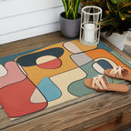 Abstract Line Art 07 Outdoor Rug Gallery Image 2