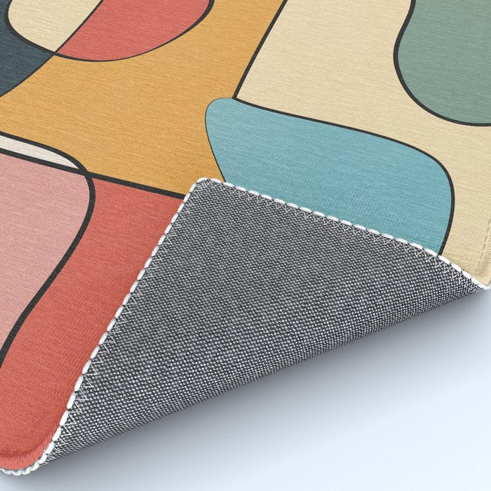 Abstract Line Art 07 Rug Gallery Image 4