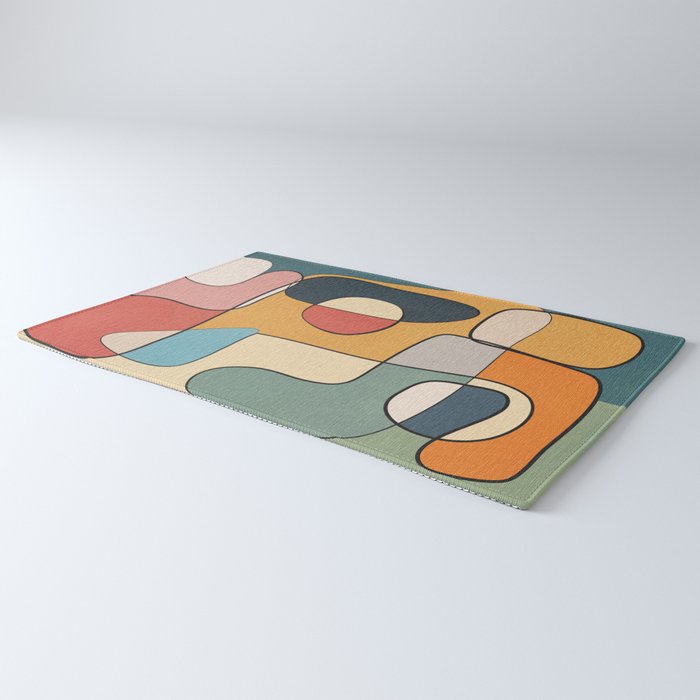 Abstract Line Art 07 Rug Gallery Image 3