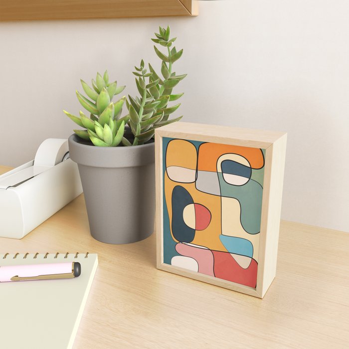 Abstract Line Art 07 Mini Art Print Gallery Image 2