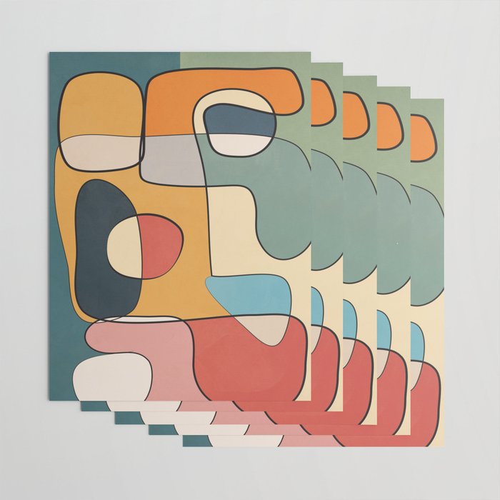 Abstract Line Art 07 Wrapping Paper Gallery Image 3