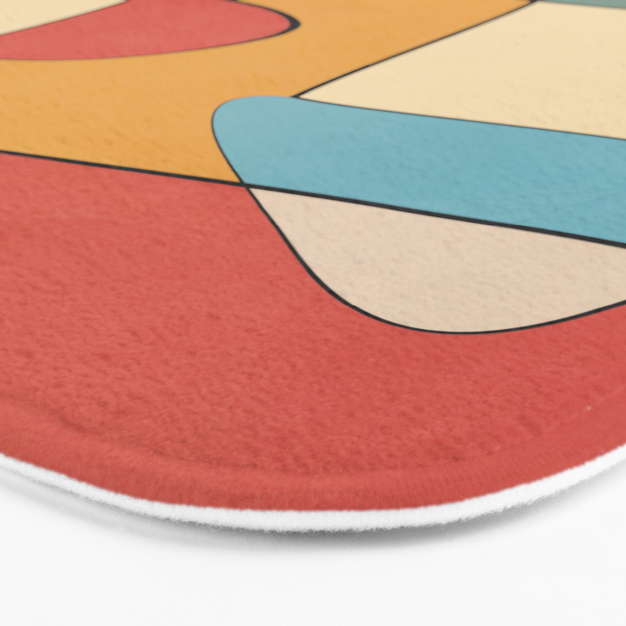 Abstract Line Art 07 Bath Mat Gallery Image 3