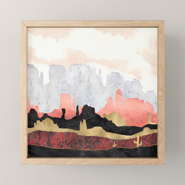 Distant Desert Mini Art Print Gallery Image 1