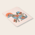 Porcelain Floral Dog - Blue & Coral Notebook Gallery Image 2