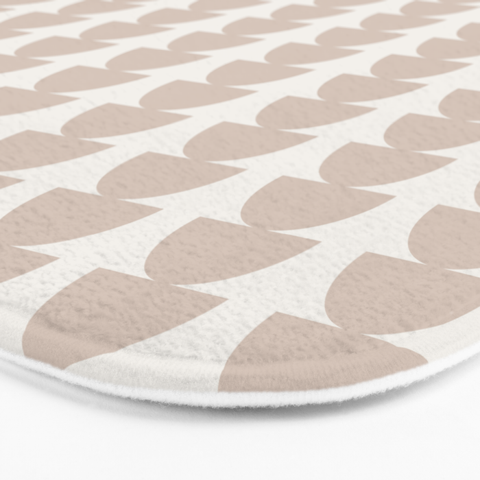 Maude Pattern - Earthy Neutral Bath Mat Gallery Image 3