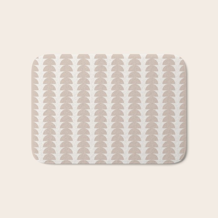 Maude Pattern - Earthy Neutral Bath Mat Gallery Image 1