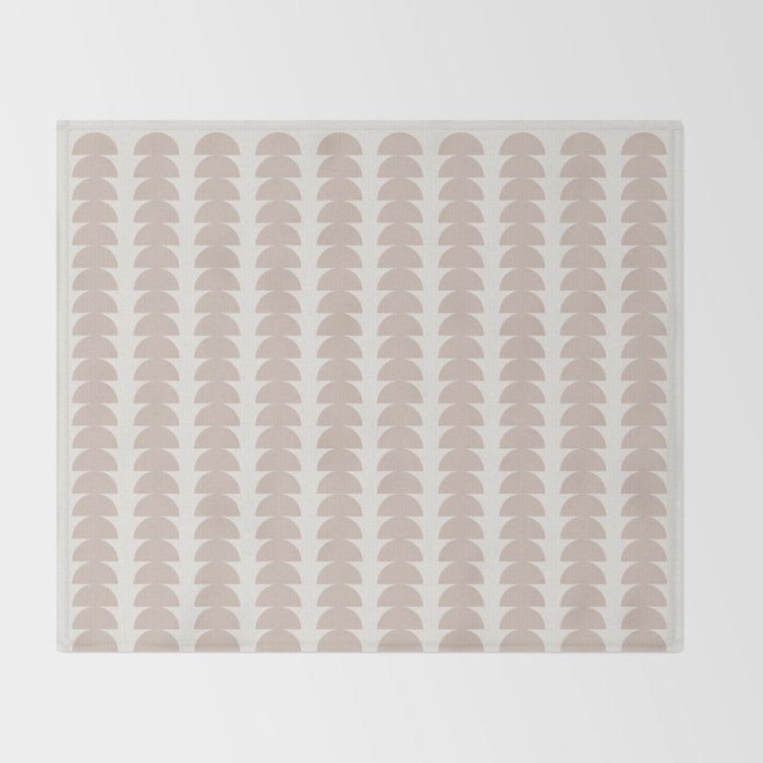 Maude Pattern - Earthy Neutral Throw Blanket Gallery Image 2