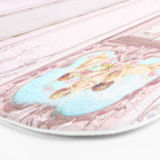 Pink Parisian Apartment Diorama Bath Mat Gallery Image 3