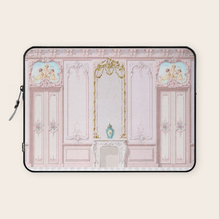 Pink Parisian Apartment Diorama Laptop Sleeve Gallery Image 1