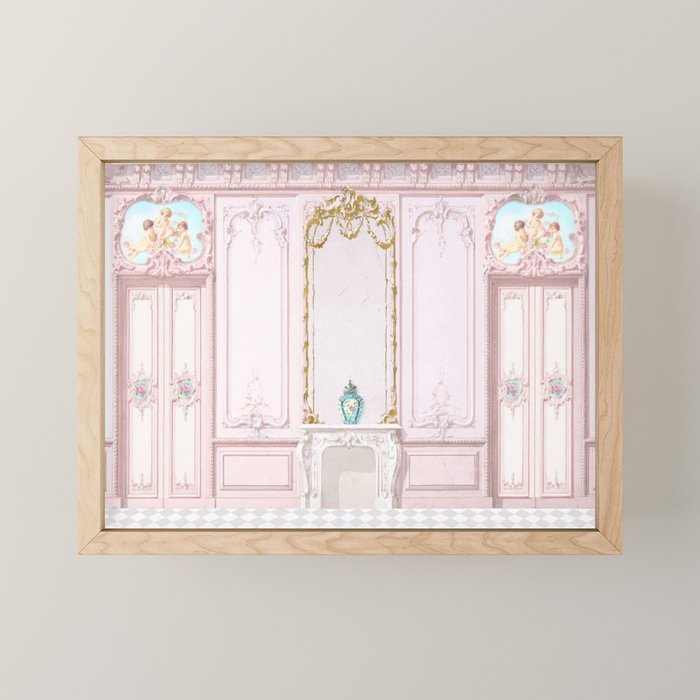 Pink Parisian Apartment Diorama Mini Art Print Gallery Image 1