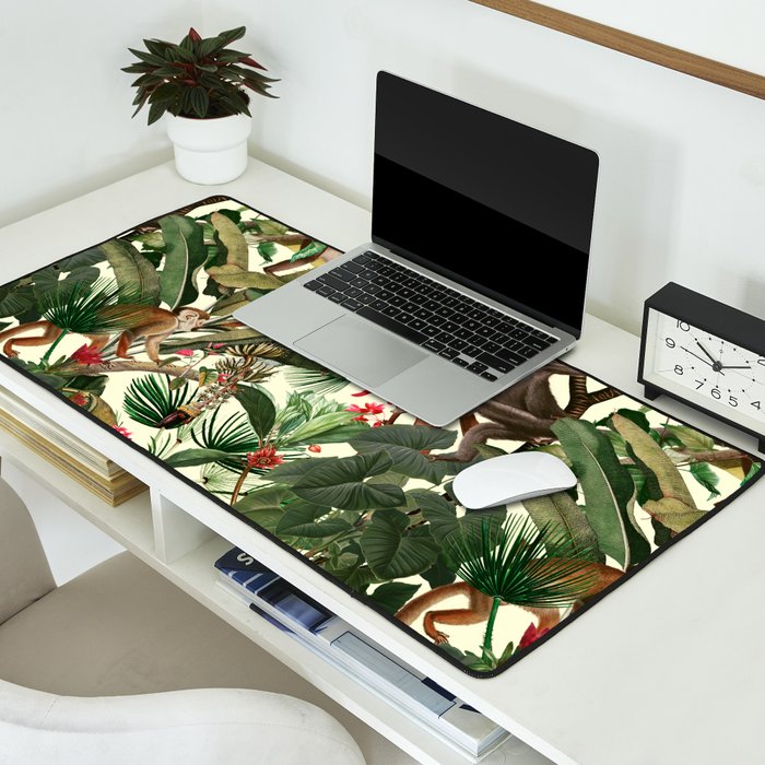 Monkey Forest Desk Mat Gallery Image 2