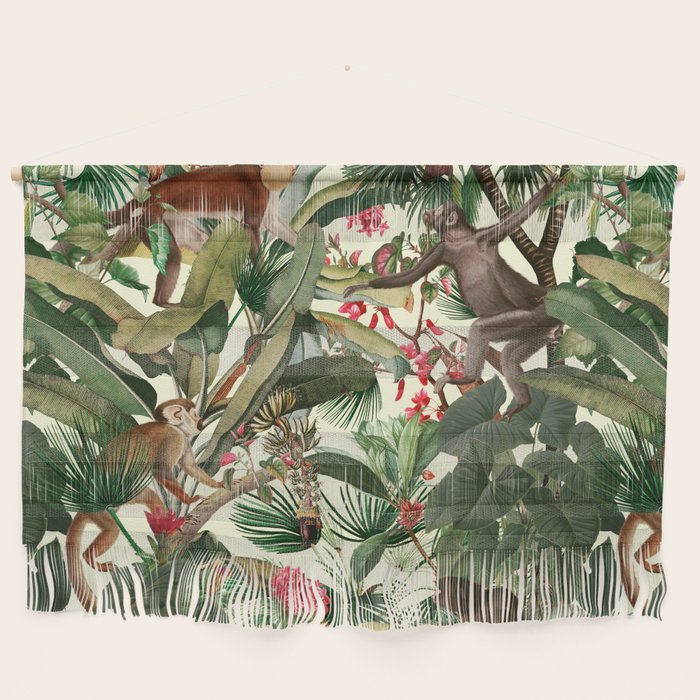Monkey Forest Wall Hanging Gallery Image 1