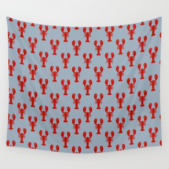 cape cod lobsters Wall Tapestry Gallery Image 4