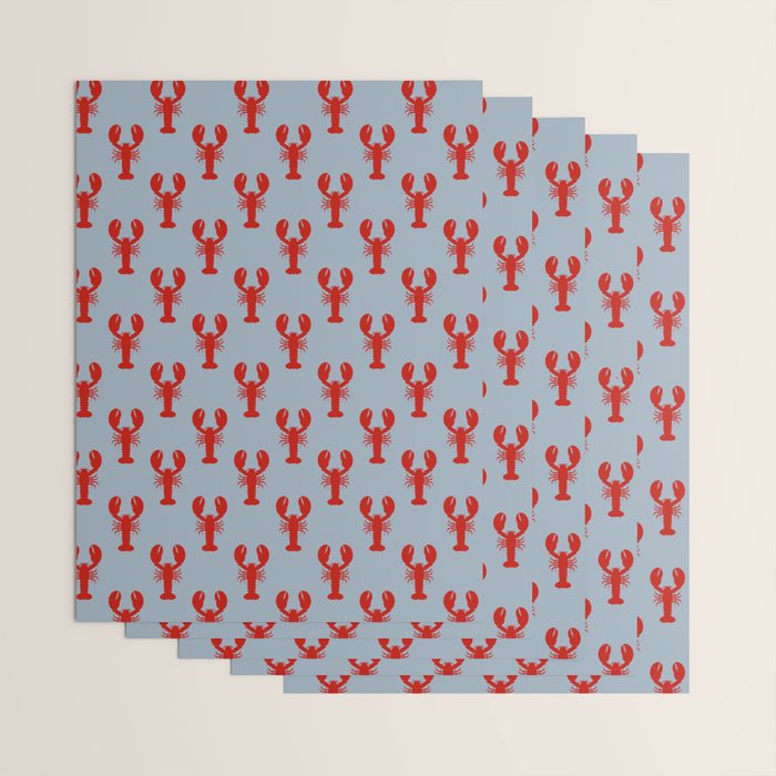 cape cod lobsters Wrapping Paper Gallery Image 3