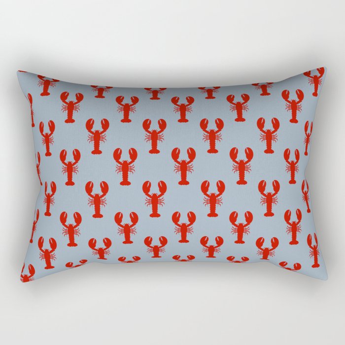 cape cod lobsters Rectangular Pillow Gallery Image 2