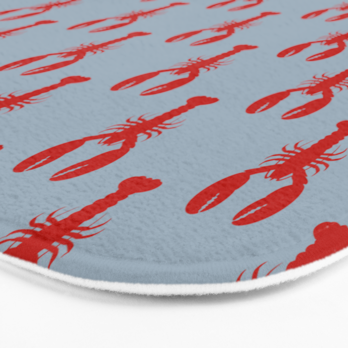 cape cod lobsters Bath Mat Gallery Image 3