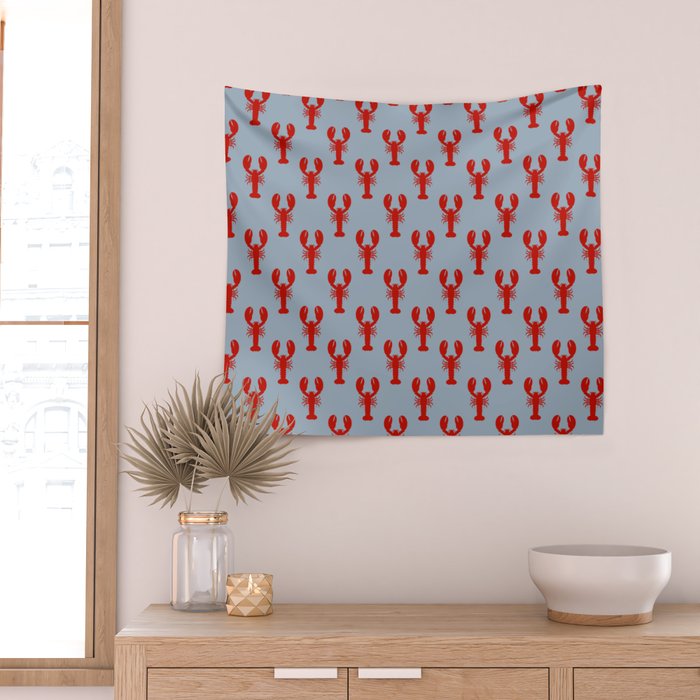 cape cod lobsters Wall Tapestry Gallery Image 2