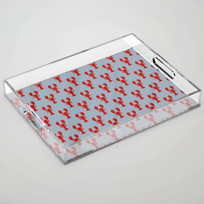 cape cod lobsters Acrylic Tray Gallery Image 1
