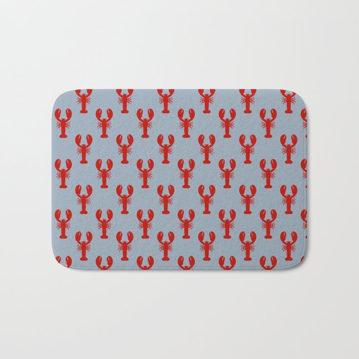 cape cod lobsters Bath Mat Gallery Image 1