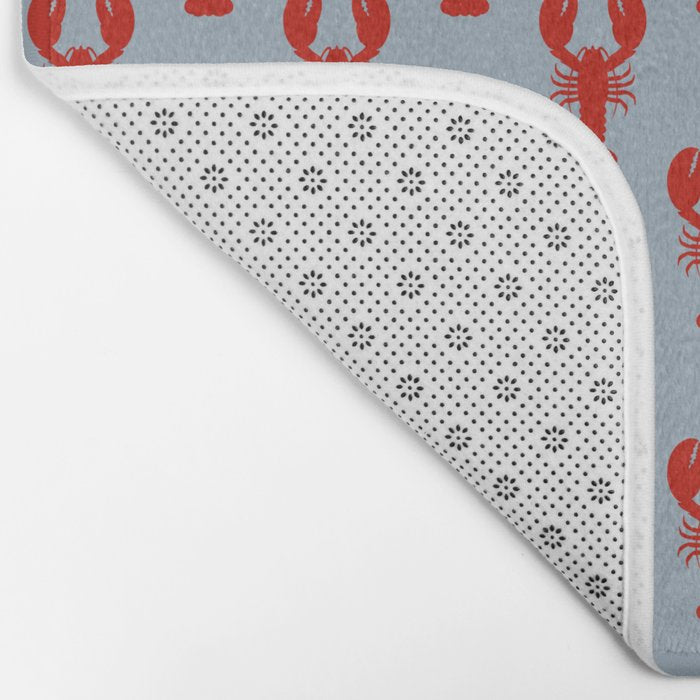 cape cod lobsters Bath Mat Gallery Image 2