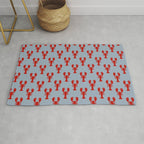 cape cod lobsters Rug Gallery Image 1