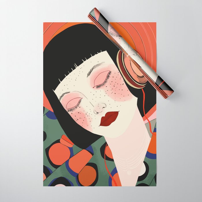 Sounds of Serenity Wrapping Paper Gallery Image 1