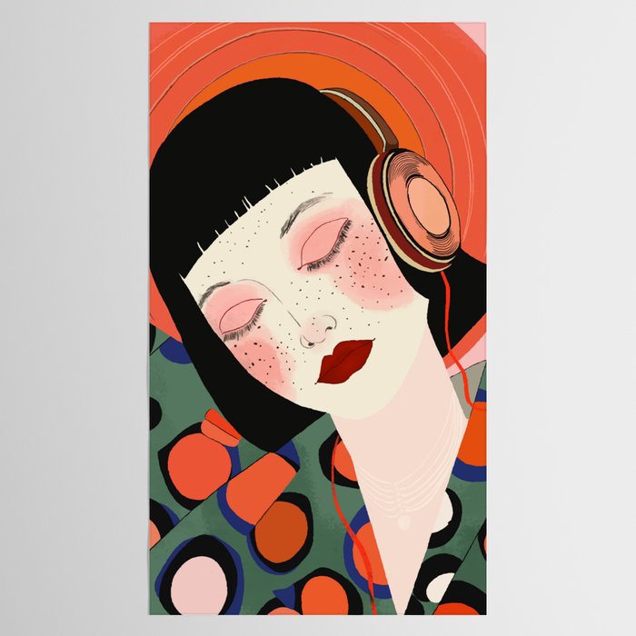 Sounds of Serenity Tablecloth Gallery Image 2