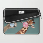 Bubble Gum Gang Dark Green Laptop Sleeve Gallery Image 2