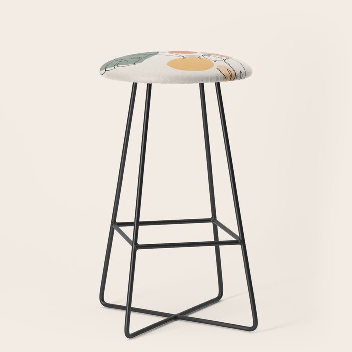 Cat and Plant 36 Stool Gallery Image 1