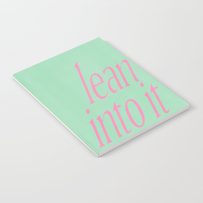 Lean Into It Notebook Gallery Image 2