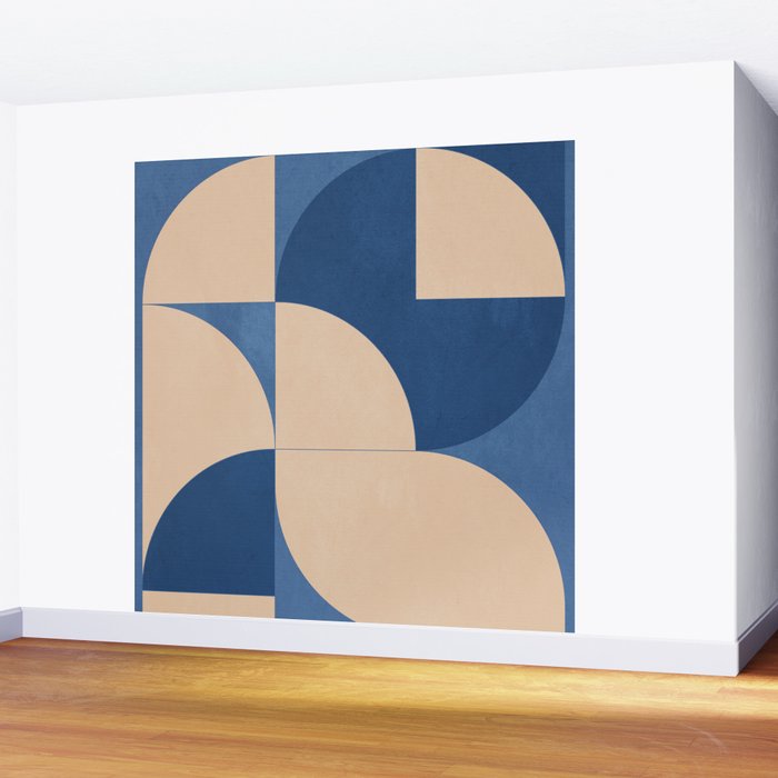 Modern geometric shapes 55 Wall Mural Gallery Image 2