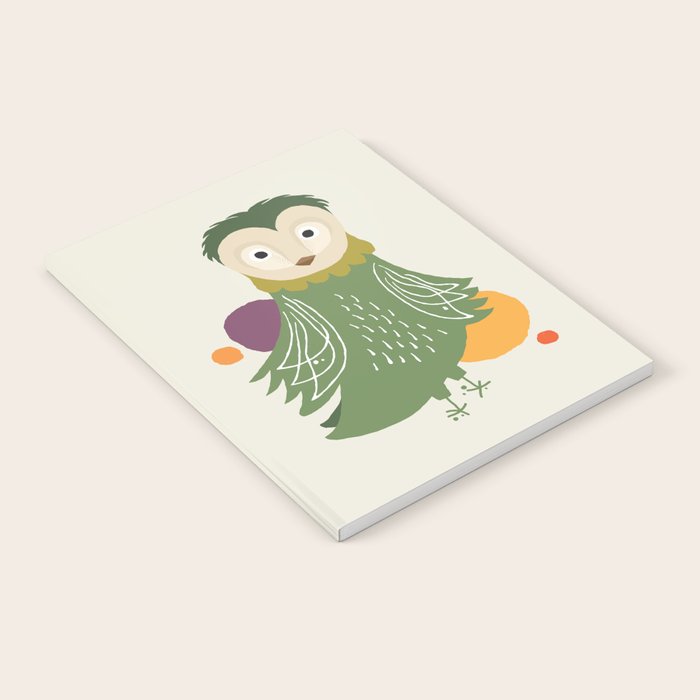 Quirky Barn Owl Notebook Gallery Image 2