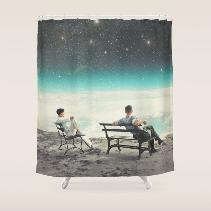 You Were There, in my Deepest Silence Shower Curtain Gallery Image 1