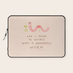 Wonderful Worm Laptop Sleeve Gallery Image 1