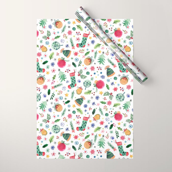 Holiday 2025 Christmas decor favorite things Wrapping Paper Gallery Image 1