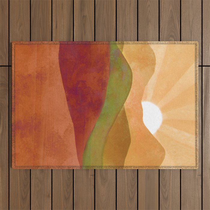 Autumn Landscape 3 Outdoor Rug Gallery Image 1