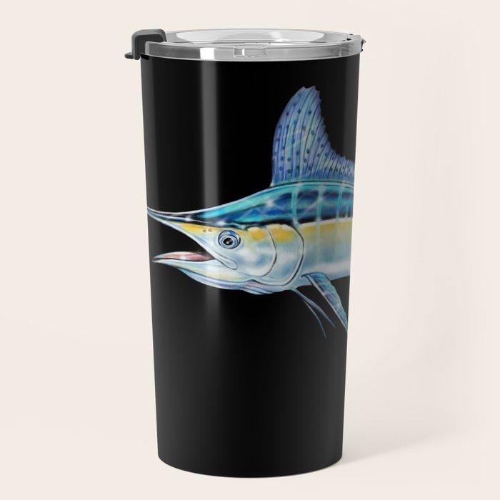 White Marlin Travel Mug Gallery Image 3