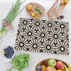 Minimalist Geometric Floral Pattern Cutting Board Gallery Image 2