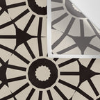 Minimalist Geometric Floral Pattern Wall Tapestry Gallery Image 3