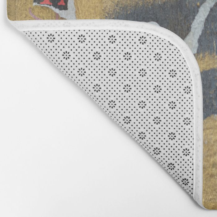 graffiti on the wall Bath Mat Gallery Image 2